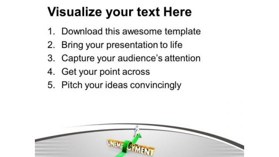 Jump The Unemployment PowerPoint Templates Ppt Backgrounds For Slides 0513