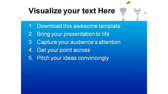 Jumping Goldfish Animals PowerPoint Themes And PowerPoint Slides 0611