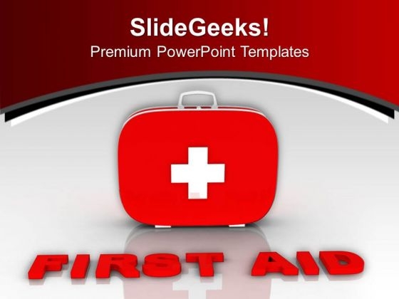 Keep A First Aid Box For Emergency PowerPoint Templates Ppt Backgrounds For Slides 0813