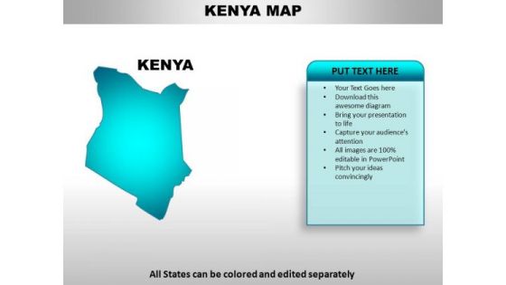 Kenya PowerPoint Maps