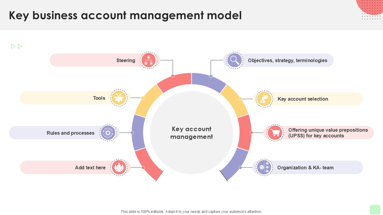 Key Business Account Management Detailed Business Account PPT Example Strategy SS V