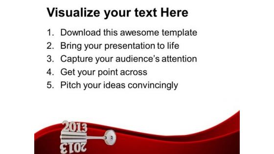 Key Development 2013 Target PowerPoint Templates Ppt Backgrounds For Slides 1212