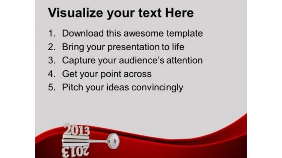 Key Development 2013 Target PowerPoint Templates Ppt Backgrounds For Slides 1212