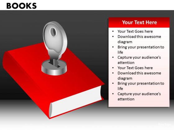 Key To Education Book PowerPoint Ppt Slides