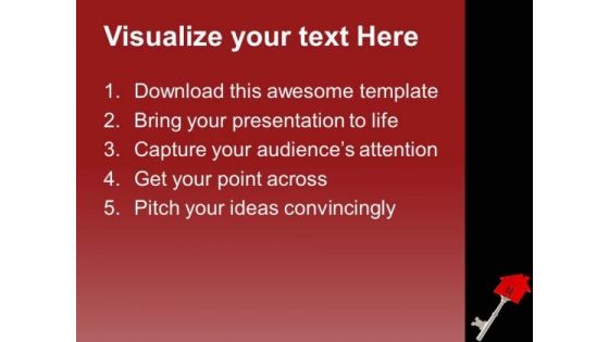 Key To Home Realestate PowerPoint Templates Ppt Backgrounds For Slides 0113