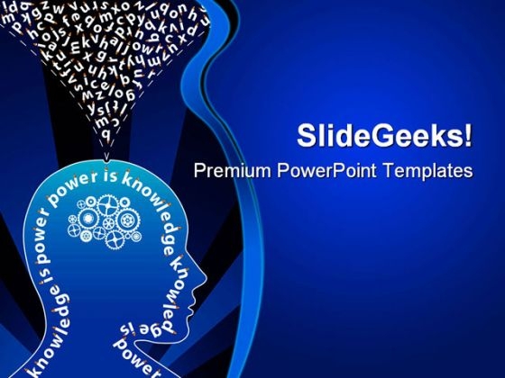 Knowledge Creative Mind Education PowerPoint Templates And PowerPoint Backgrounds 0211
