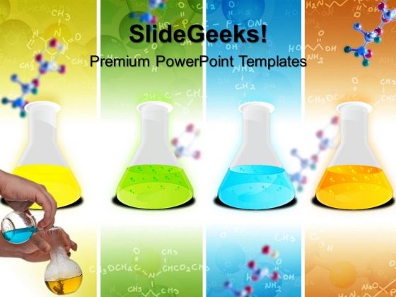 Laboratary Flasks Science PowerPoint Templates And PowerPoint Themes 0612