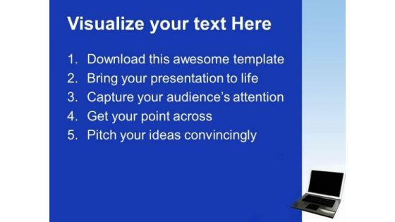 Laptop Global Business PowerPoint Templates And PowerPoint Themes 1112