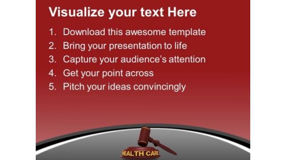 Law Of Health Care PowerPoint Templates Ppt Backgrounds For Slides 0113