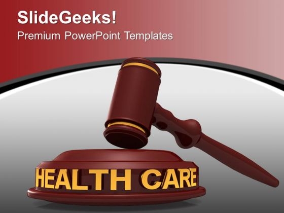Law Of Health Care PowerPoint Templates Ppt Backgrounds For Slides 0113