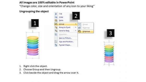 Layered Diagram For Business Achievement Online Plans PowerPoint Slides