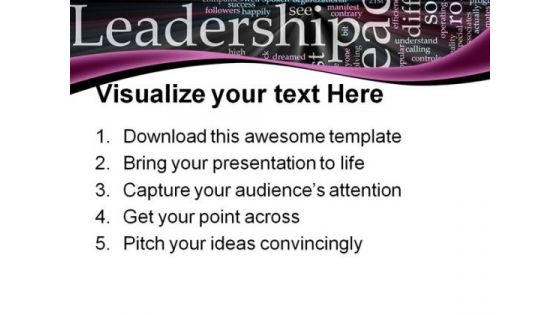 Leader03 Leadership PowerPoint Templates And PowerPoint Backgrounds 0611