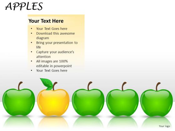 Leader Apples PowerPoint Slides And Ppt Diagram Templates