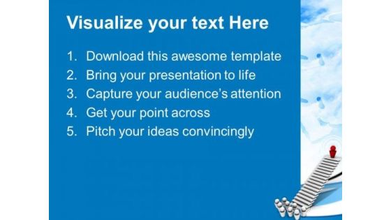 Leader On Top Business Success PowerPoint Templates And PowerPoint Themes 0712