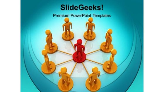 Leadership And Team Business PowerPoint Templates And PowerPoint Themes 0512