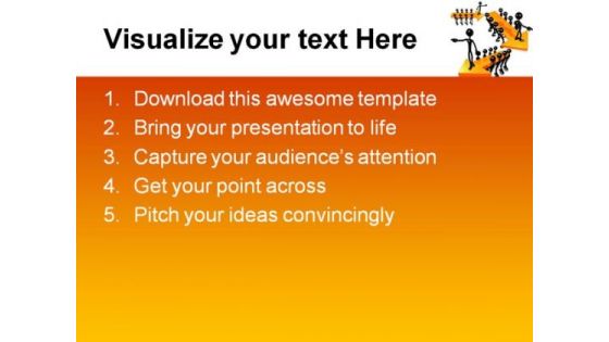 Leadership Arrows Business PowerPoint Themes And PowerPoint Slides 0711