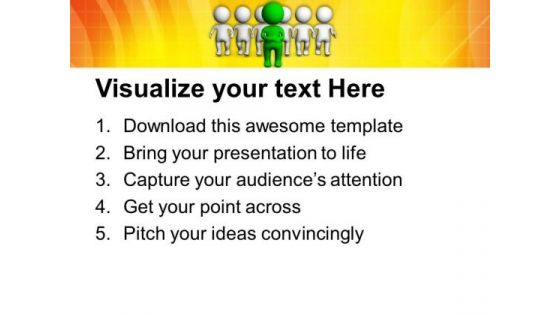 Leadership Concept Is Good For Business Growth PowerPoint Templates Ppt Backgrounds For Slides 0613