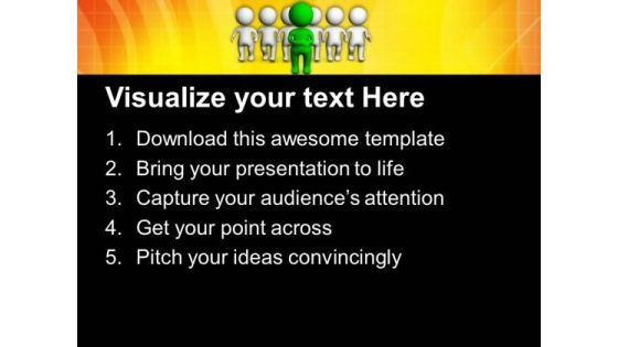 Leadership Concept Is Good For Business Growth PowerPoint Templates Ppt Backgrounds For Slides 0613