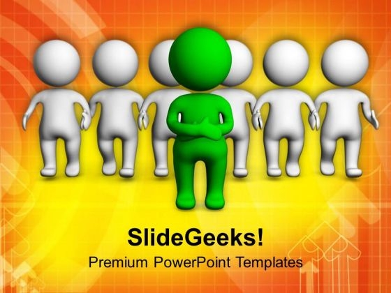 Leadership Concept Is Good For Business Growth PowerPoint Templates Ppt Backgrounds For Slides 0613