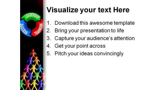 Leadership Success Teamwork Business PowerPoint Background And Template 1210