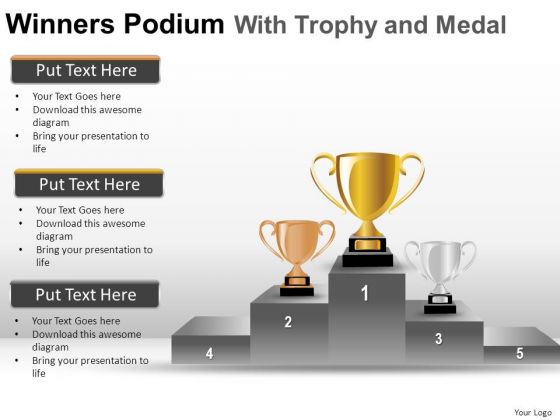 Leadership Winners Podium PowerPoint Slides And Ppt Diagram Templates