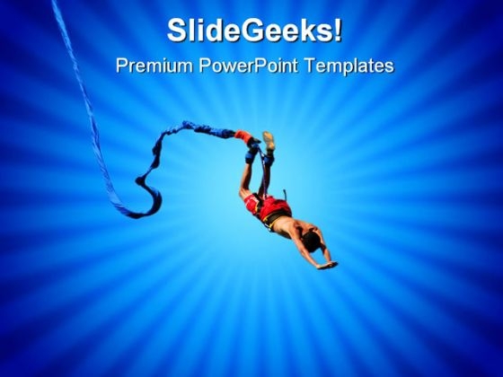 Leap Of Faith Religion PowerPoint Template 0610