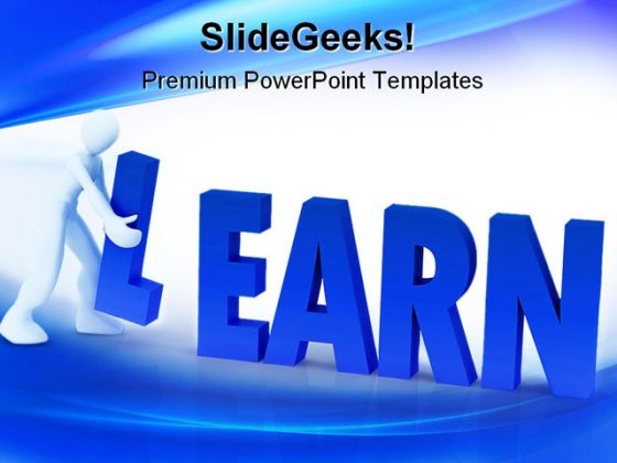 Learn Education PowerPoint Template 1010