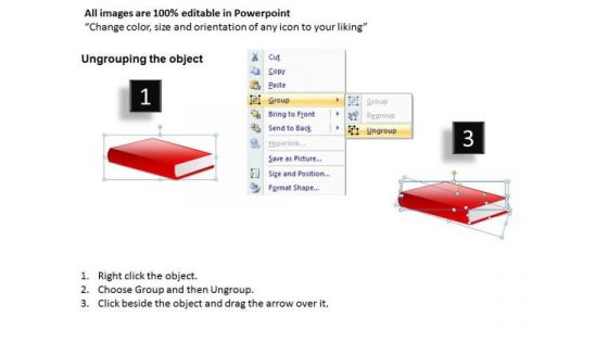 Learning Alphabets Books PowerPoint Ppt Templates