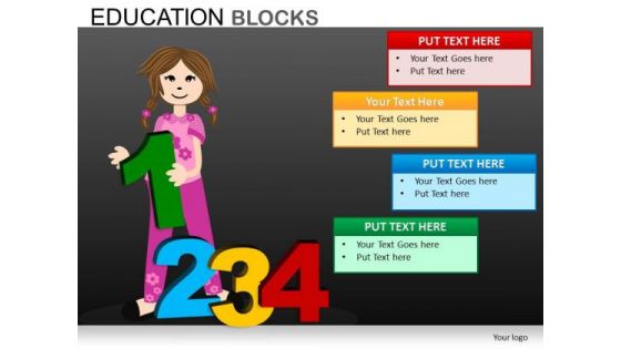 Learning Numbers Education PowerPoint Templates