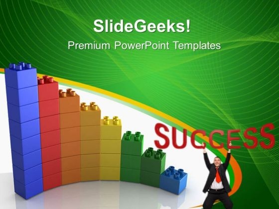 Lego Bar Graph Success PowerPoint Templates And PowerPoint Themes 0312