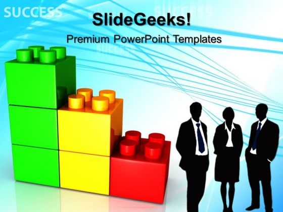 Lego Graph Business PowerPoint Templates And PowerPoint Themes 0312