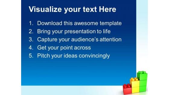 Lego Growth Chart Business PowerPoint Templates And PowerPoint Themes 0512