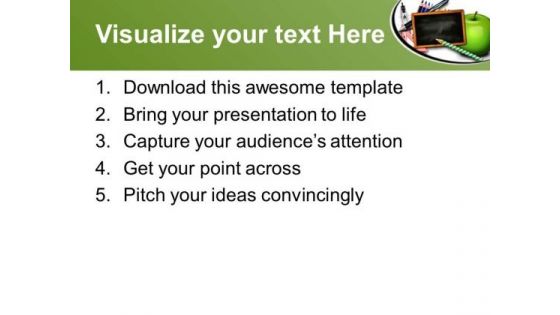 Lets Move For School And Get Education PowerPoint Templates Ppt Backgrounds For Slides 0613