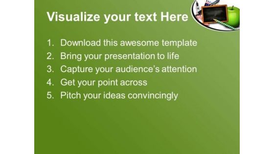 Lets Move For School And Get Education PowerPoint Templates Ppt Backgrounds For Slides 0613