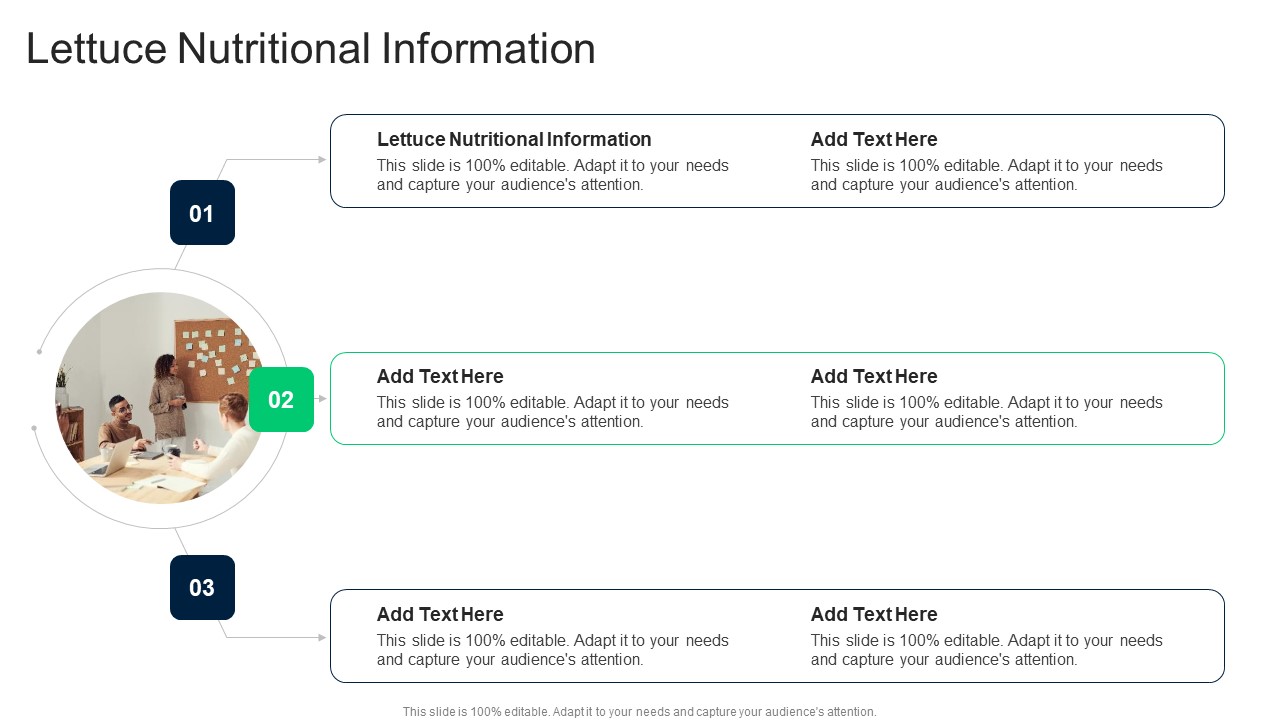 Lettuce Nutritional Information In Powerpoint And Google Slides Cpb