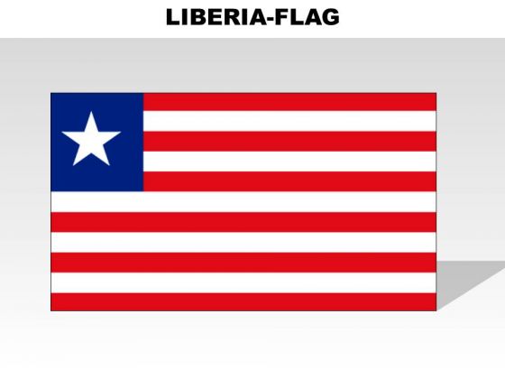 Liberia Country PowerPoint Flags