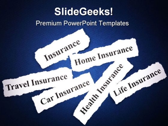 Life Insurance Investment PowerPoint Template 0610