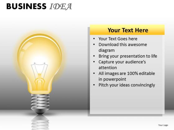 Light Bulb Ppt Slides
