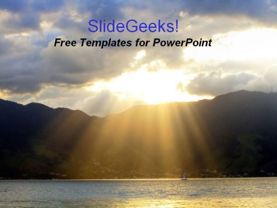 Beautiful Sunrise PowerPoint Template