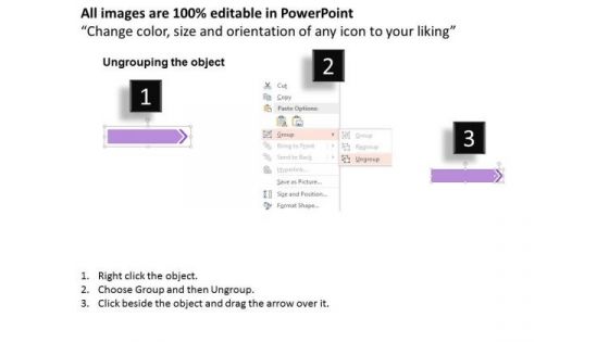 Linear Arrows For Process Flow PowerPoint Template