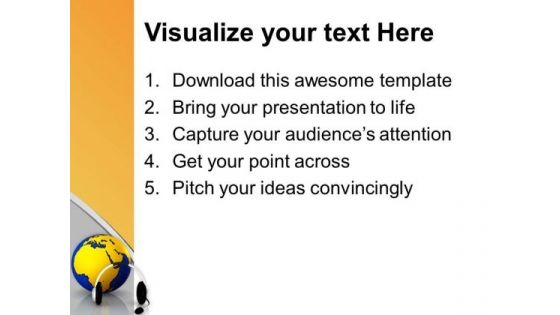 Listen Global Music PowerPoint Templates Ppt Backgrounds For Slides 0713