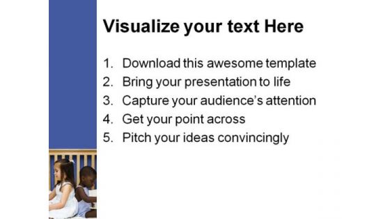 Literacy And Diversity Education PowerPoint Template 1110