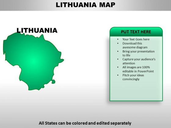 Lithuania PowerPoint Maps