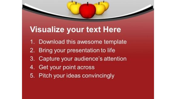 Live A Healthy Lifestyle PowerPoint Templates Ppt Backgrounds For Slides 0513