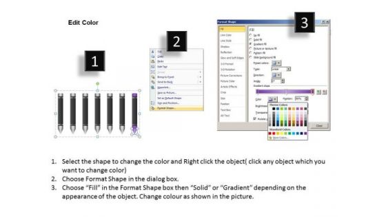 Logical Diagram For 7 Different Schematic Representations Ppt Plan Business PowerPoint Templates