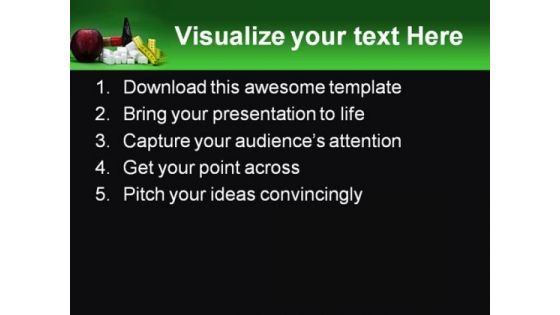 Loosing Weight Health PowerPoint Templates And PowerPoint Backgrounds 0611
