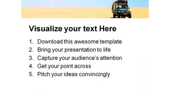 Lost In The Desert Travel PowerPoint Themes And PowerPoint Slides 0711