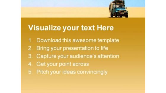 Lost In The Desert Travel PowerPoint Themes And PowerPoint Slides 0711