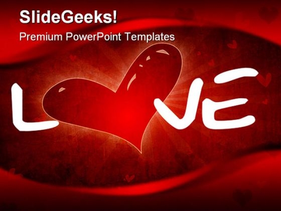 Love01 Wedding PowerPoint Template 0610