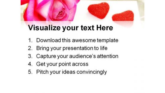 Love Letter Rose Wedding PowerPoint Themes And PowerPoint Slides 0411
